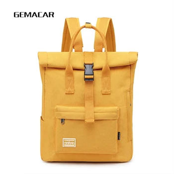 

Fashion Youth Backpack Personality Casual Canvas Bagpack Unisex Large Capacity Tablet Bag Student Bag Literary Trend Backpack
