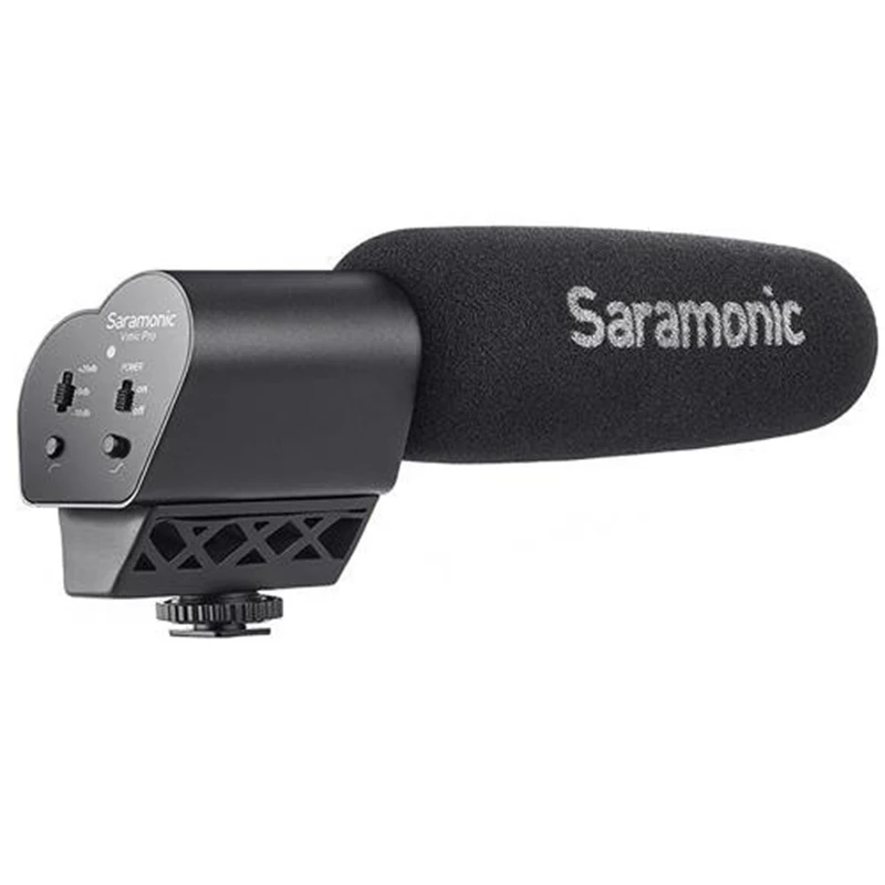 Saramonic VMIC Pro конденсаторный видео микрофон с прорезиненным Shockmount, фильтр высокого разрешения, для DSLR камер и видеокамер