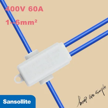 

6pcs 60A Connectors for wire high power cable Connector wire Connectors screw Terminal Block ternimaitor connectors