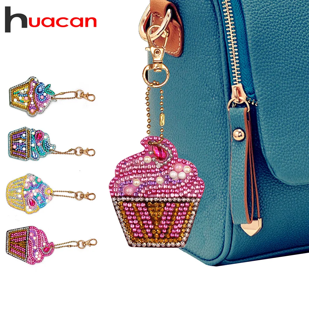 Huacan алмаз особенной формы живопись брелок мультфильм 5d Diy Алмазная мозаика аксессуары брелок сумка подарок