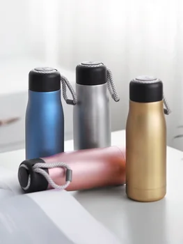 

Mini Thermos Stainless Steel Vacuum Flask Bottle Personalized Small Thermos Flask Gold Water Cup Bottle Simple Modern II50BWB