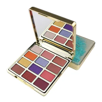 

Quicksand Eye shadow Charming Eyeshadow Palette Makeup Cosmetic Diamond Glitter 12 Color The Shadows Kit MKXJ