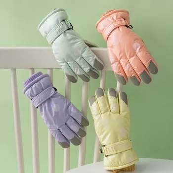 

Winter Cute Ladies With Pile Up Warm Skiing Cycling Gloves Winter Cute Ladies With Pile Up Warm Skiing Cycling Gloves Waterproof