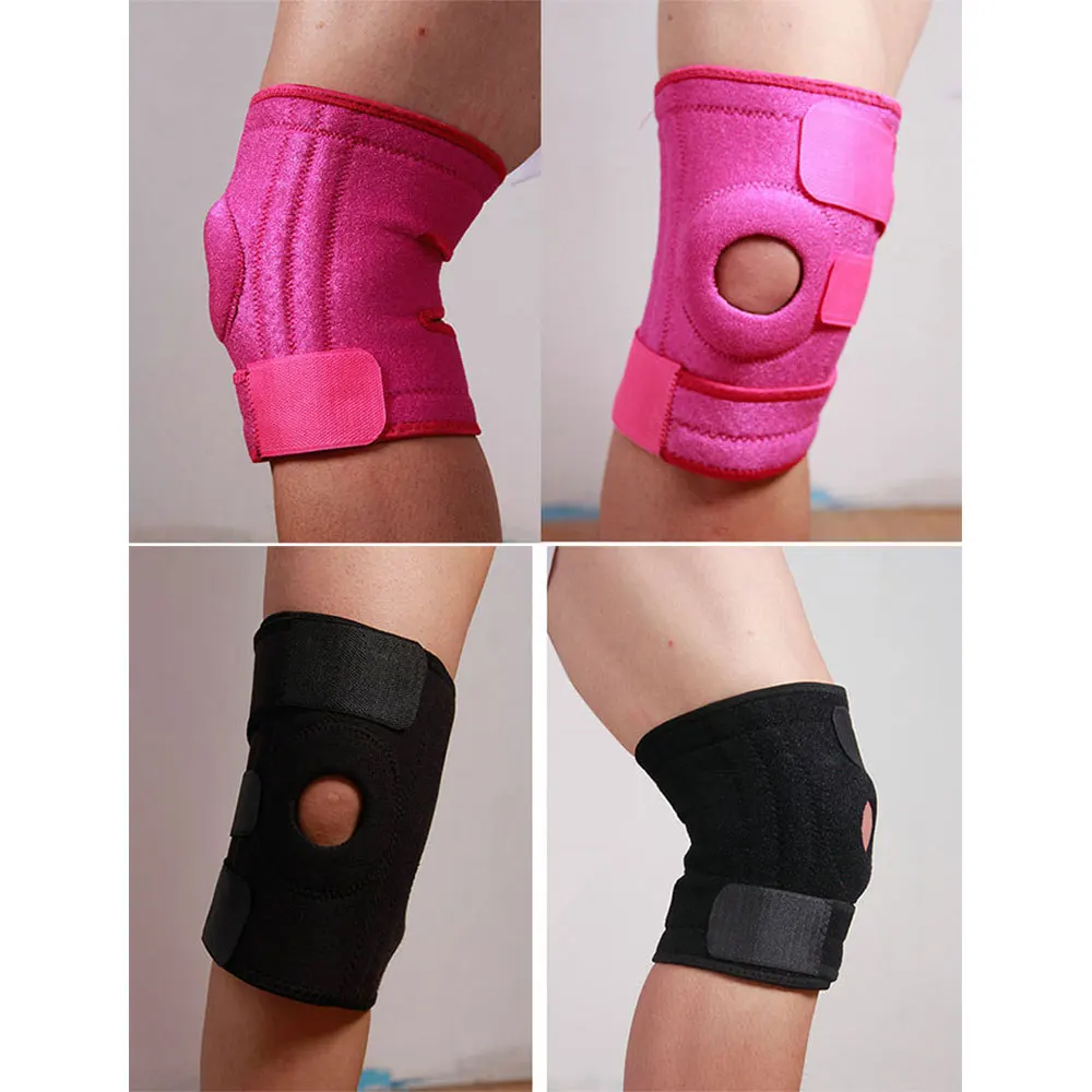 Breathable Knee Brace Knee Sleeve Polyester Sportswear Knees Guard Prevent Arthritis Injury Mountain Knee Pad Stretchy Outdoor