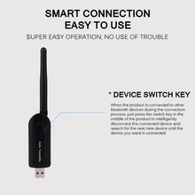 Беспроводной Bluetooth передатчик стерео аудио музыкальный адаптер преобразователь Bluetooth для ТВ телефона ПК Y1X2 стабильный передатчик сигнала