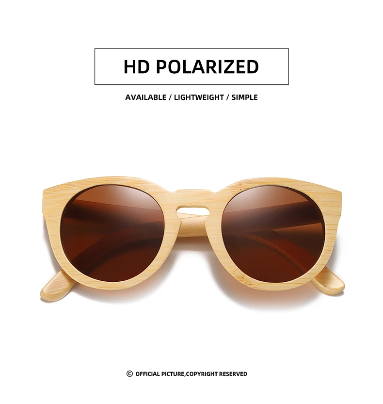 GM Дизайн Женские бамбуковые солнцезащитные очки с поляризованными зеркальными линзами бамбуковые деревянные солнцезащитные очки с деревянной коробкой