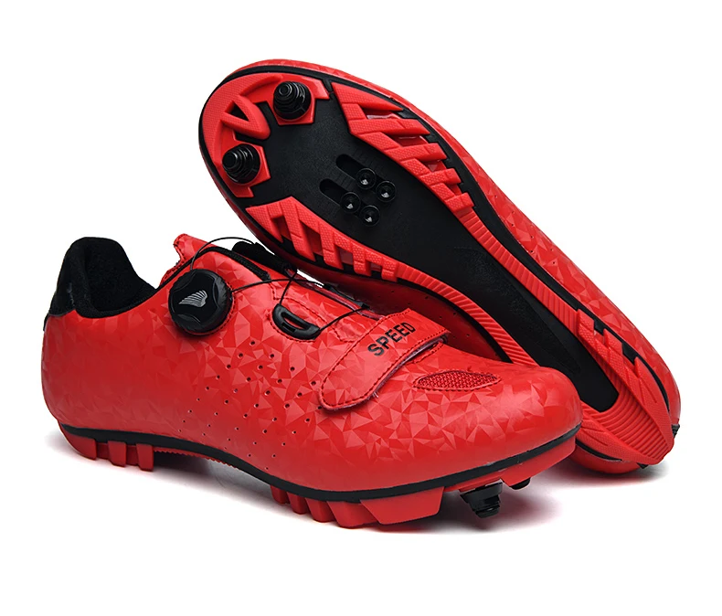 8 Professional SPD Cleat Cycling Shoes MTB Mountain Bike Shoes Non-Slip Cycling Sneakers Men Breathable Racing RoadBicycle Shoes
