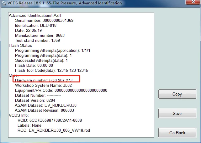 TMPS 2 TPMS модуль давления в шинах приемная антенна 2H6907273 для T6 Maitewei amarok 2H6 907 273