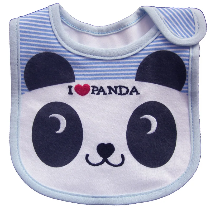 New Waterproof Baby Bib Cotton Nursing Blouse Cartoon Cute Pattern Boy and Girl Matching Bib Baby Saliva Towel 0-3 Years Old - Цвет: 33