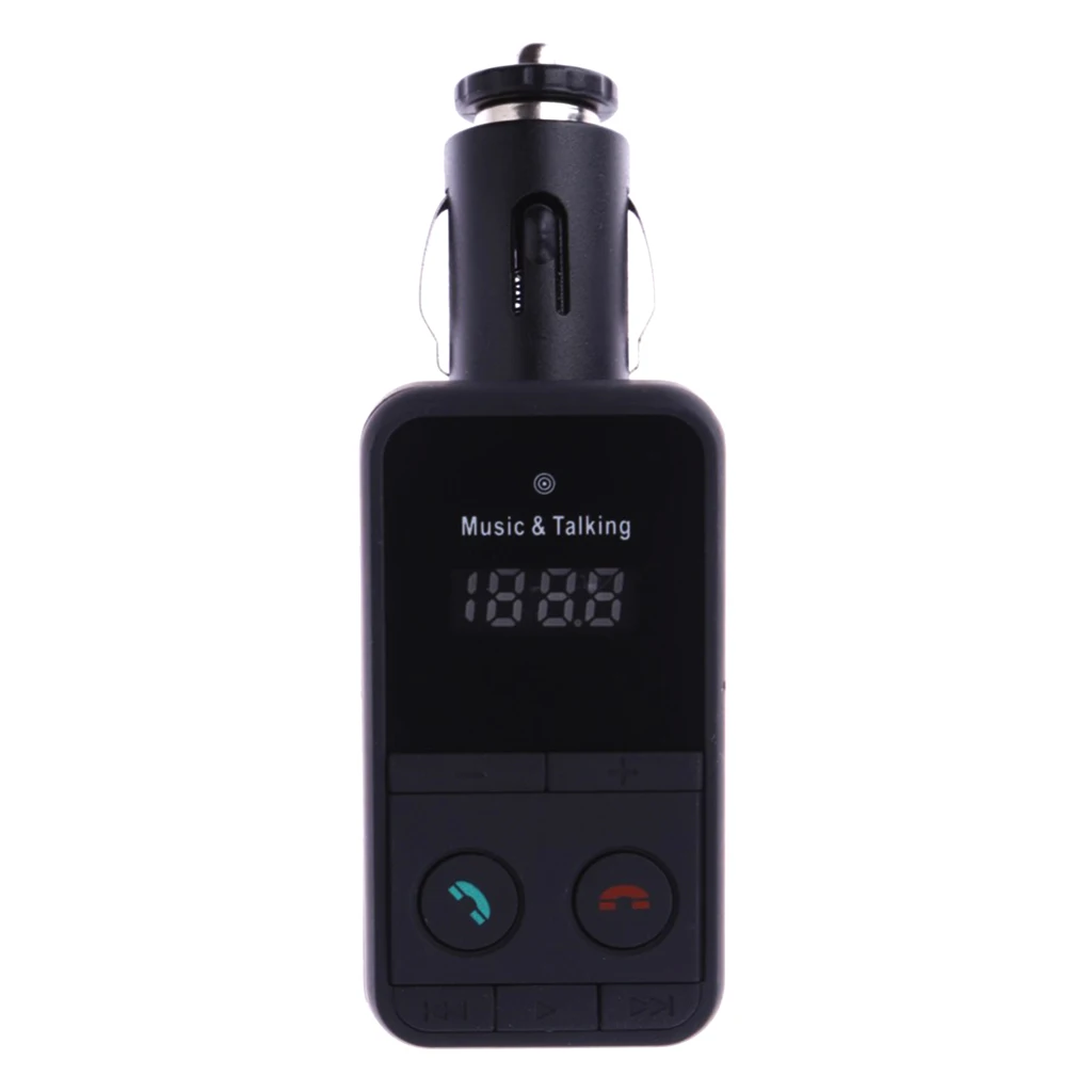 Беспроводной Bluetooth lcd FM передатчик USB зарядное устройство Автомобильный комплект MP3-плеер Пульт дистанционного управления