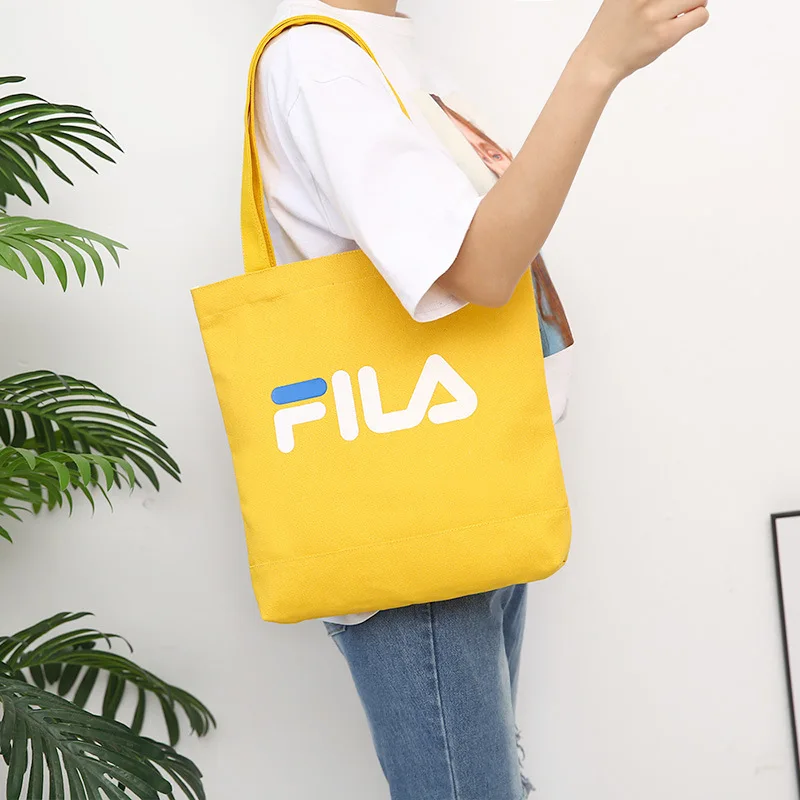 

Summer New Style Simple Printed Letter Canvas Bag Paragraph Tote Bag Versatile Shopping Bag