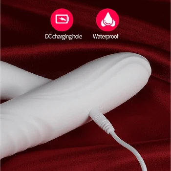 Rabbit vibrator sucking Clitoral Stimulator Tongue Licking G-spot Telescopic Swing Heating Dildos Vibrator Sex Toys For Women 4