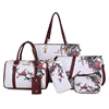 Chinese Style Floral Printing Women Handbags Shoulder Bags Set Female Practical Composite Bag 6-Piece Set Designer Brand Bolsa ► Photo 2/6