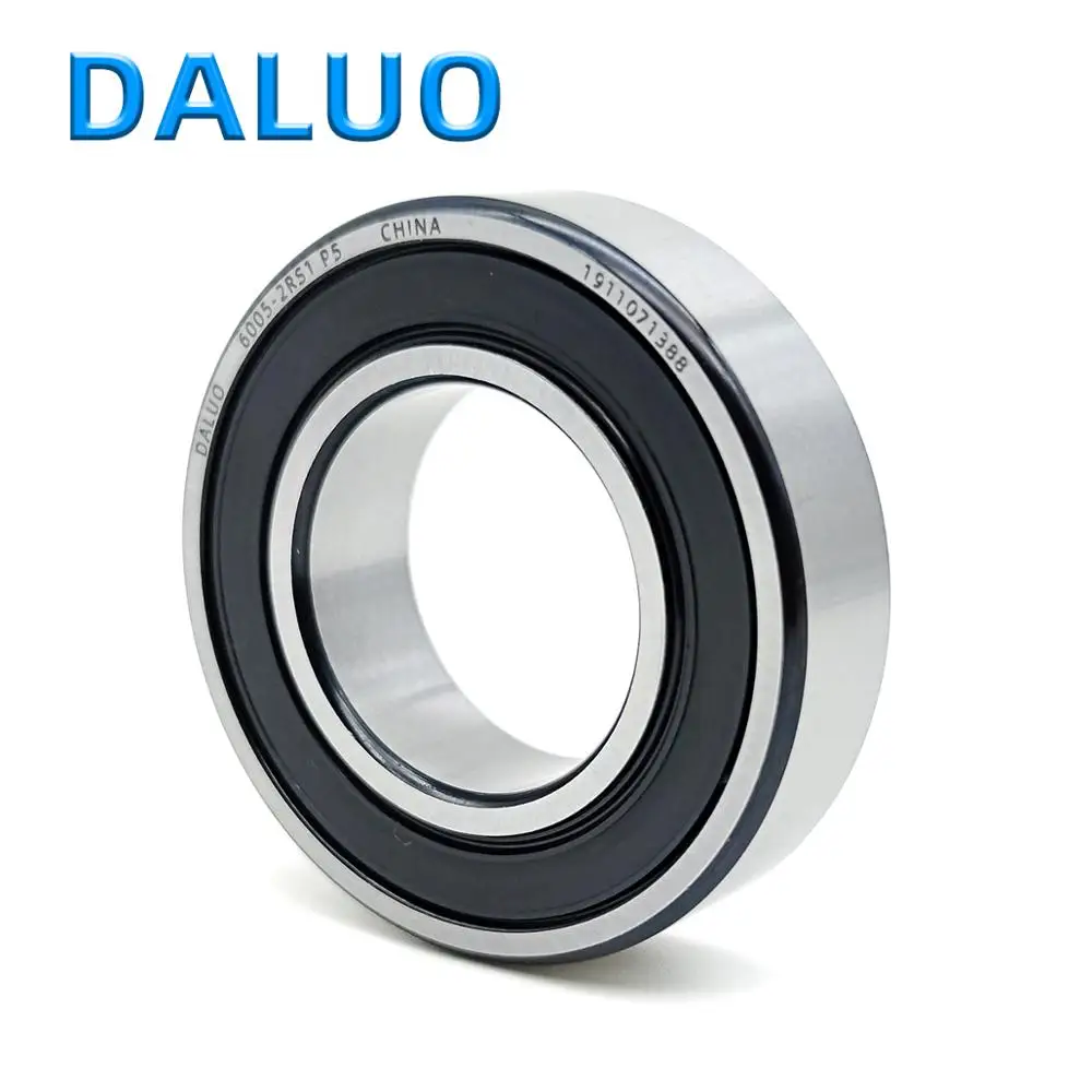 1 шт. 6005 2RS1 P5 25X47X12 DALUO подшипник 6005RS 2RS ABEC 5 однорядные Глубокие шаровые