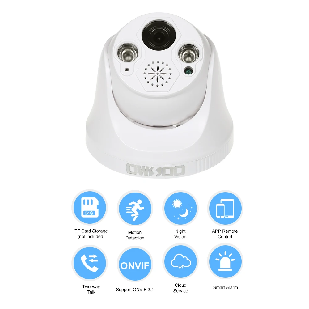 

1080P Camera Wireless WiFi IP Camera Outdoor Monitor 2-Way Audio Night Vision Motion Detection Home Surveillance Security Camera
