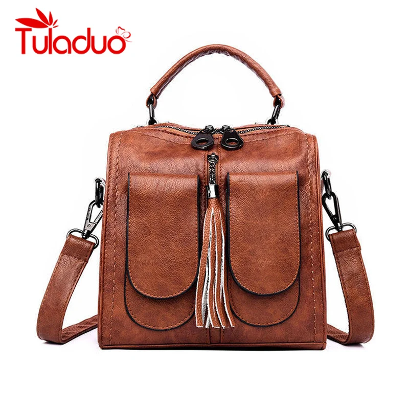 

Casual Backpack Female Brand Leather Women's Backpack Large Capacity School Bag for Girls Double Zipper Leisure Shoulder Bags