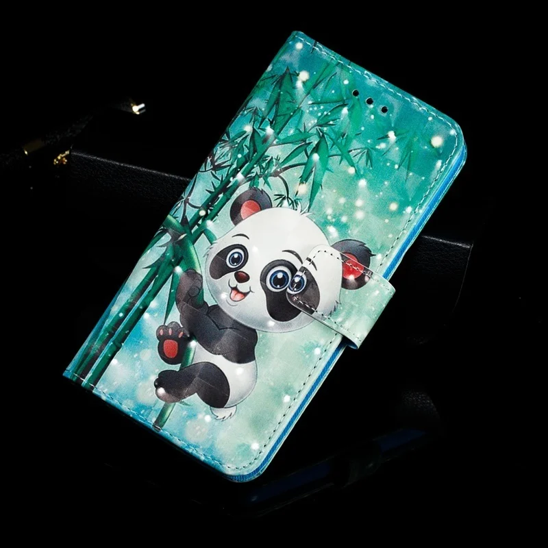 Мультяшный кошелек panda чехол для huawei P20 Lite кожаный P30 Pro откидной Чехол для huawei mate 20 Чехлы Honor 8S 8A цветы телефонные сумки