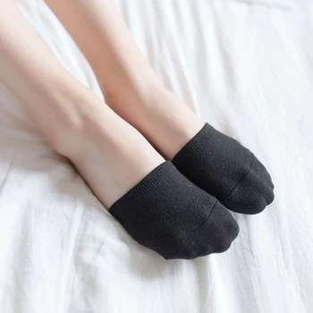 

Summer Woman Forefoot Socks Non-slip Thin Invisible High Heel Socks Breathable Half Grip Foot Toe Socks