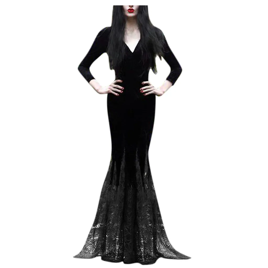 long black summer dress