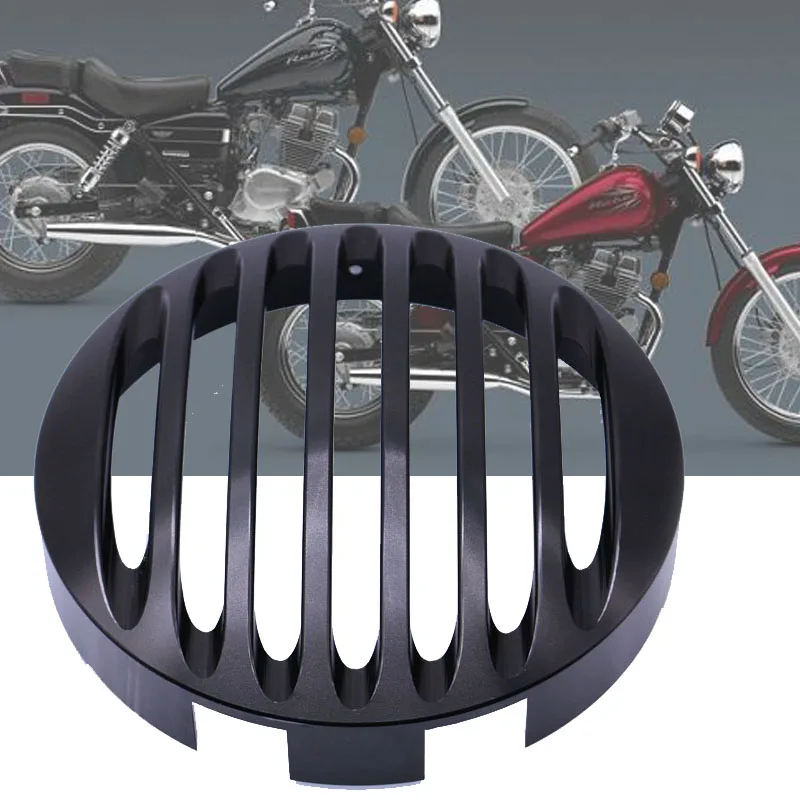 Подходит для HONDA REBEL 250 REBEL 300 REBEL 500- аксессуары для мотоциклов решетка для фар Защитная крышка - Цвет: Черный