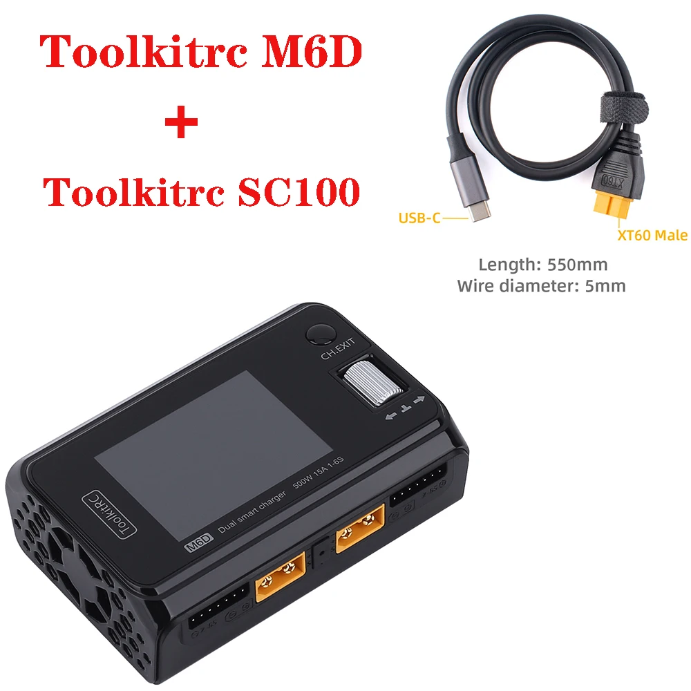 Original Toolkitrc SC100 Cable Type-C To XT60 Charging Adapter Cable ...