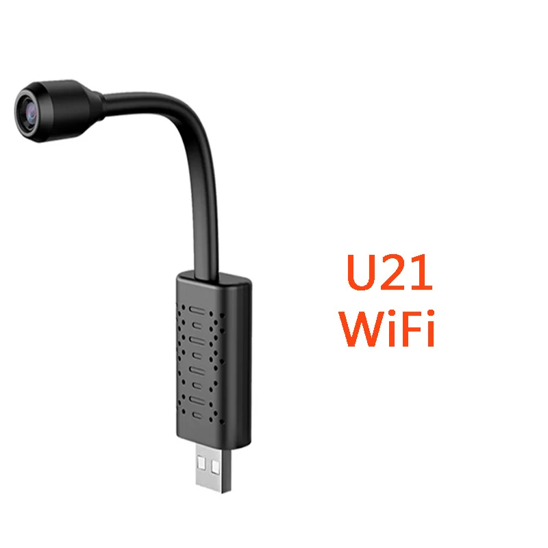 U21camera Новейшая U11 Мини Портативная HD 1080P USB камера для видеонаблюдения дешевая CCTV Интернет ip камера видео рекордер Поддержка TF карта - Цвет: U21camera