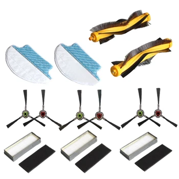 

16-Pack Main Brush Filter Mopping Cloth Pads for Ecovacs Deebot M80 M80 Pro Dt85 Dt83 Dm81 Dm85 Vacuum Cleaner Spare Parts