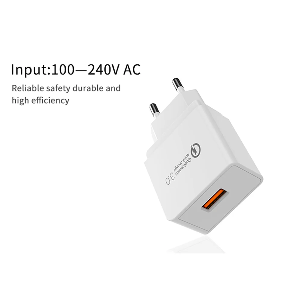 KISSCASE USB быстрое зарядное устройство USB зарядное устройство Quick Charge 3,0 Teavel зарядное устройство для iPhone X XS XR 7 7Plus XS Max samsung S8 S9 A70 Note10