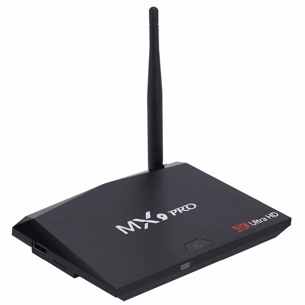 MX9 Pro 4 ГБ 32 ГБ Android 7,1 ТВ приставка RK3328 Четырехъядерный 4K VP9 3D 2,4G 5G WiFi BT4.1 смарт-приставка PK X96 X96 MINI