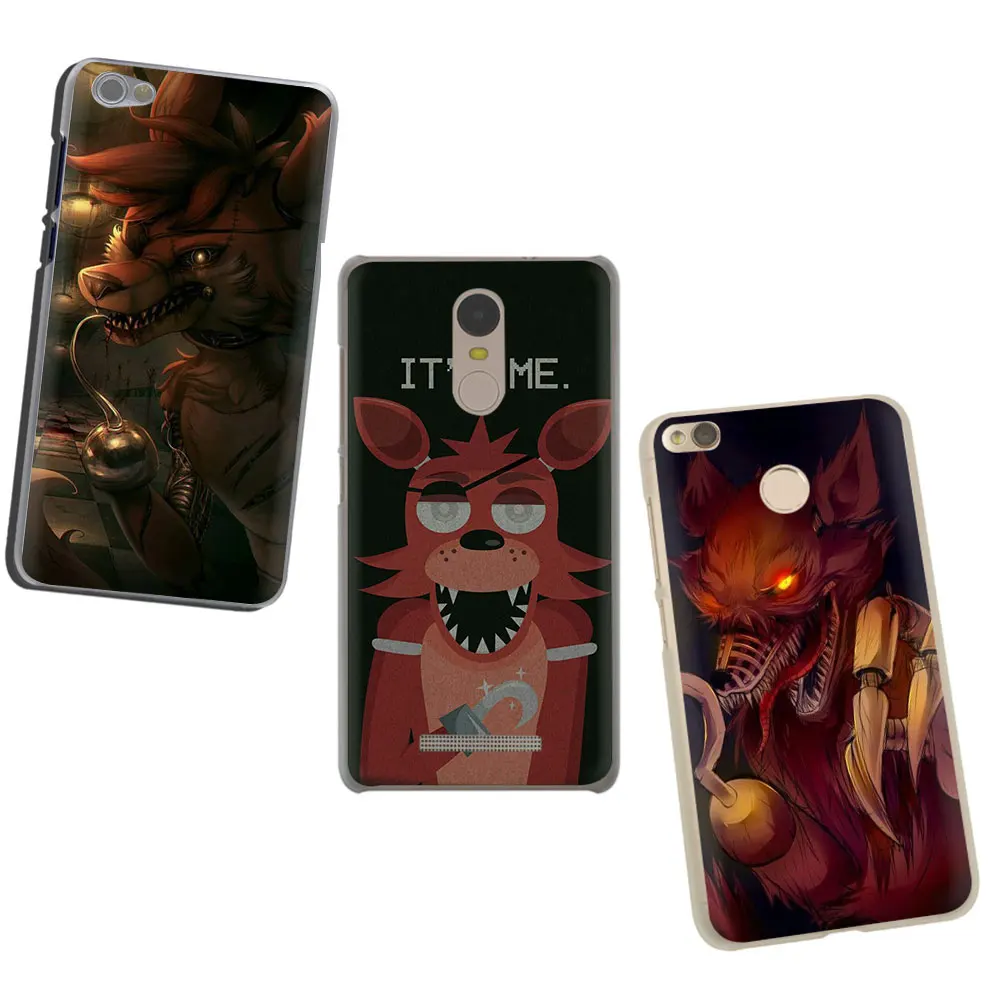 EWAU Fnaf плюшевый Foxy жесткий чехол для телефона Xiaomi Redmi 4A 4X5 5A 6 6A 7 7A Plus GO S2 K20 pro
