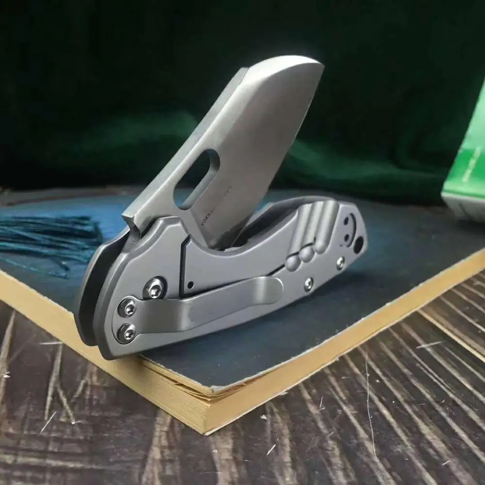 OEM Качество 5311 EDC Складной нож ручка из нержавеющей стали с 8cr13mov стальным лезвием Карманный Походный нож инструменты