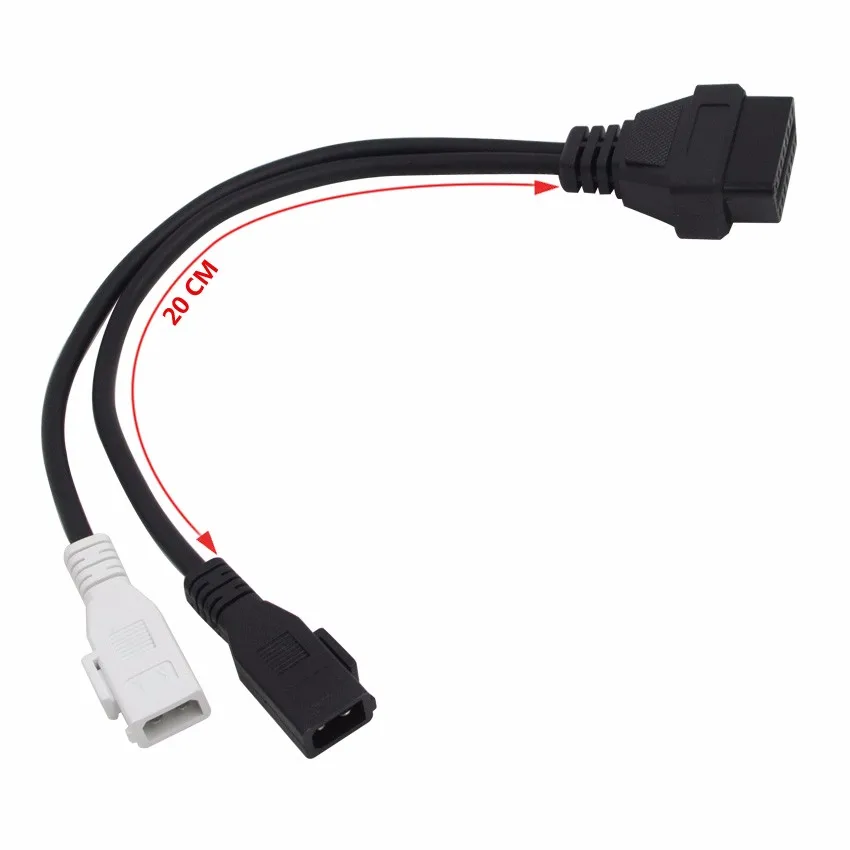 Диагностический кабель для автомобиля 2x2Pin OBD1 OBD2 2P + 2P|Кабели и коннекторы