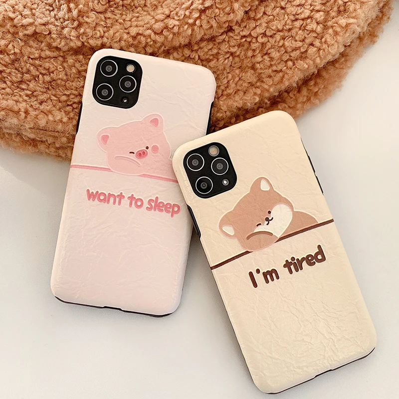 Чехлы для телефонов со старой текстурой для huawei P20 P30Lite Mate20 30Pro чехол с милой собачкой хрюшей для Honor 8X9X10 20Pro V20 Nova 3 4 5 5i