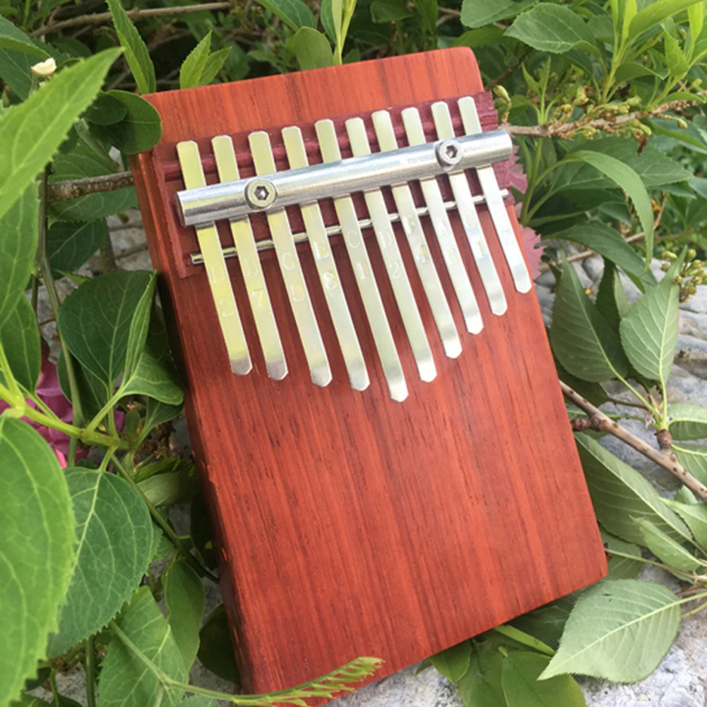 10 Keys Mini Thumb Piano Finger Pray Pumps Kalimba Africa Musical Instrument Traditional Hand Wood Gift