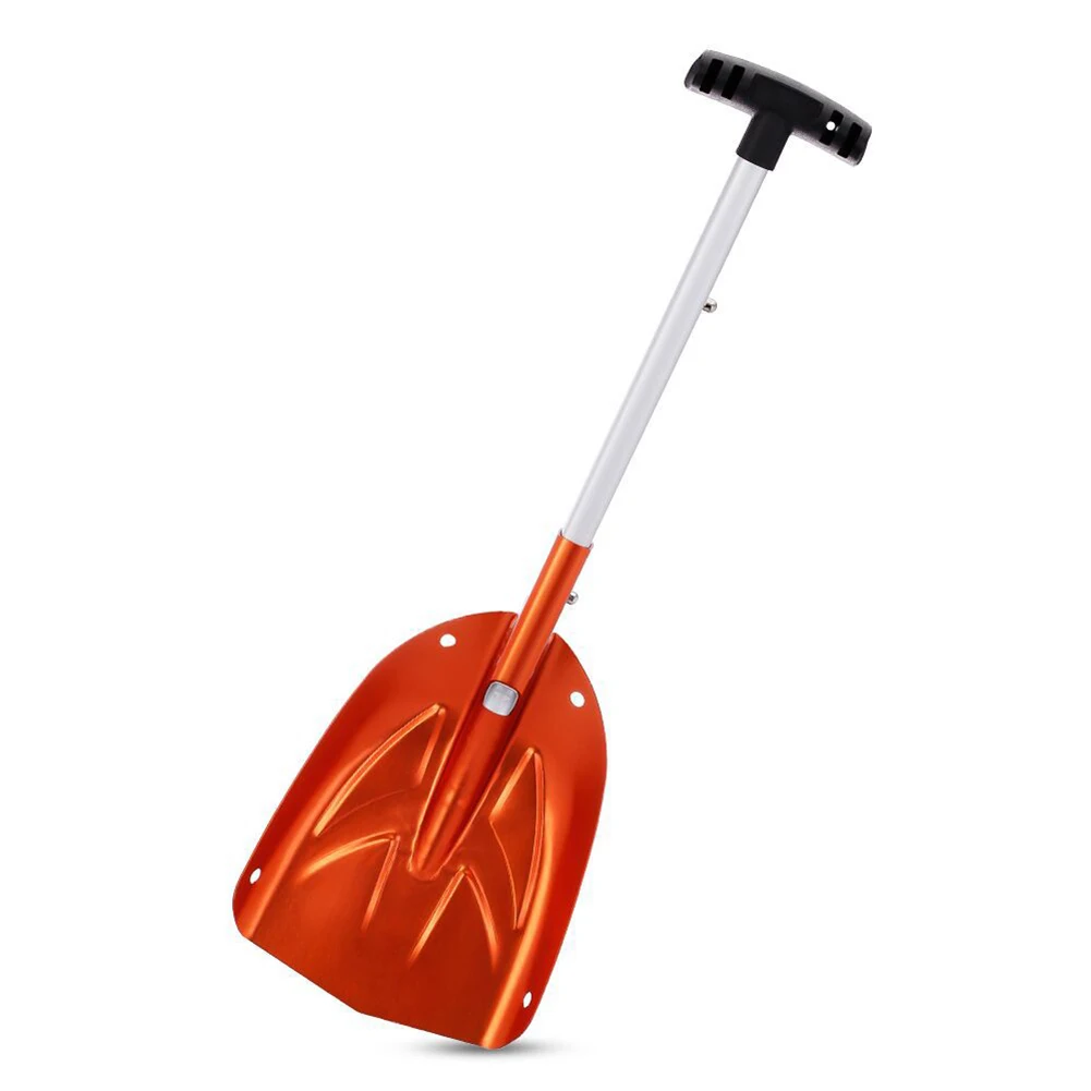 Folding Snow Shovel Collapsible Outdoor Car Alloy Compact Shovel Cleaning Tool for Courtyard snow shovel