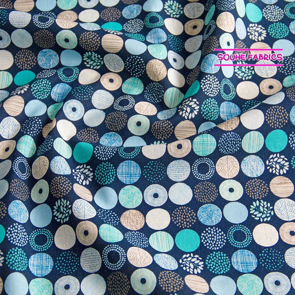 Полуметровая японская Cosmo хлопковая ткань DIY Лоскутная ткань стеганая ткань лес