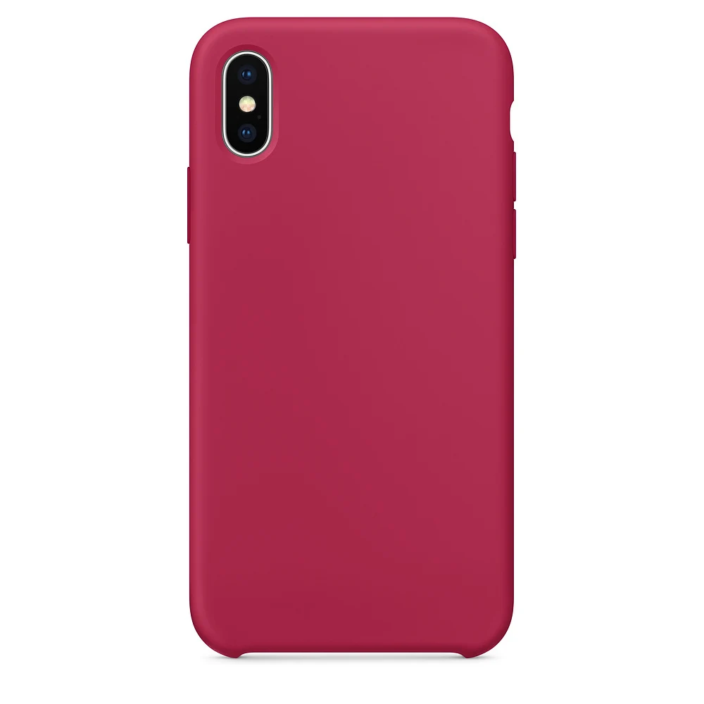 Розовый Высококачественный жидкий силиконовый чехол для телефона 6 6s 7 8 plus X XS XR XS MAX силиконовый чехол для телефона для iphone 11 Pro max - Цвет: Розовый