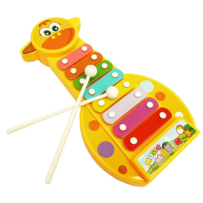 Новые детские 8 нот ксилофон музыкальные игрушки ксилофон мудрый музыкальный инструмент игрушки для детей