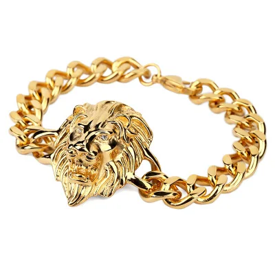 Buy Gold Lion Bracelet Online In India - Etsy India