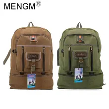 

MENGM Backpacks Sport Backpacking Canvas Back Pack Hunting Travel Mochila Trekking Climbing Camping Rucksack Birthday Gift