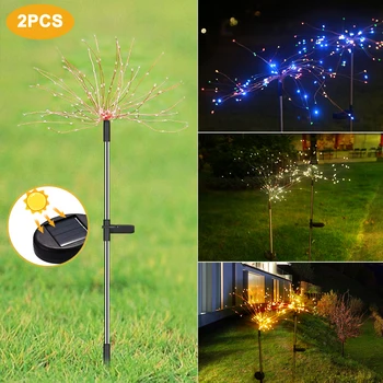 

Solar Powered Outdoor Grass Globe Dandelion Lamp 90/120/150 LED For Garden Lawn Landscape Lamp Holiday Light Landscape Lamp