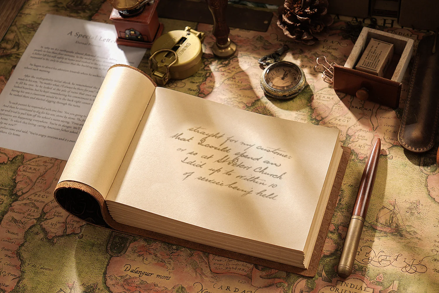 Кожаный дневник ручной работы в стиле ретро, большой блокнот Crazy horse