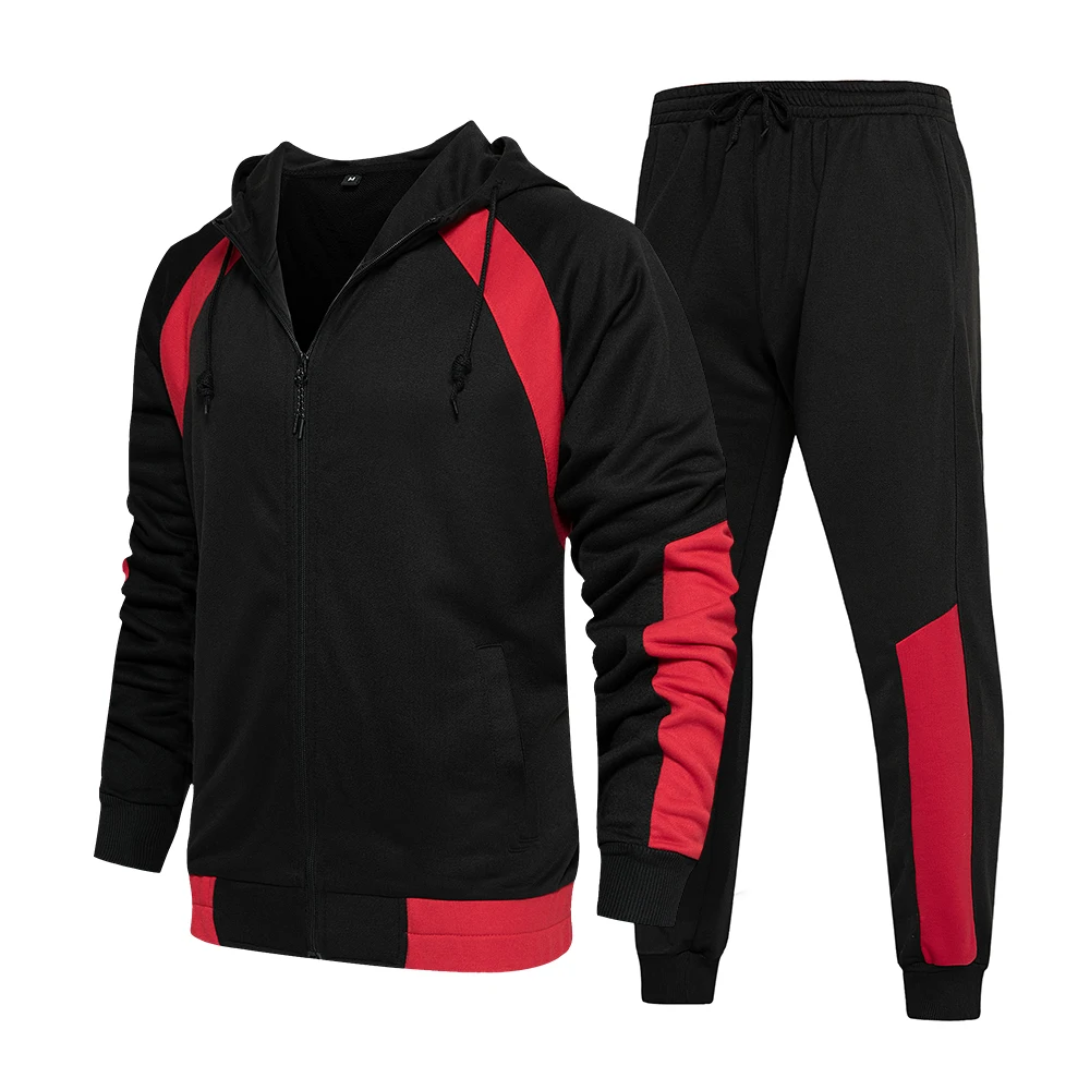 2021 Stripe Tracksuits Men Sportswear Set Autumn Winter 2 Pieces Zipper Sweatshirt+Pants Suit Brand New Men Jogging Clothes Sets - Image 5