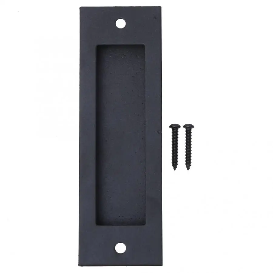 Ретро Металлические встроенные дверные ручки скрытый ящик шкаф сарай раздвижные деревянные дверные ручки