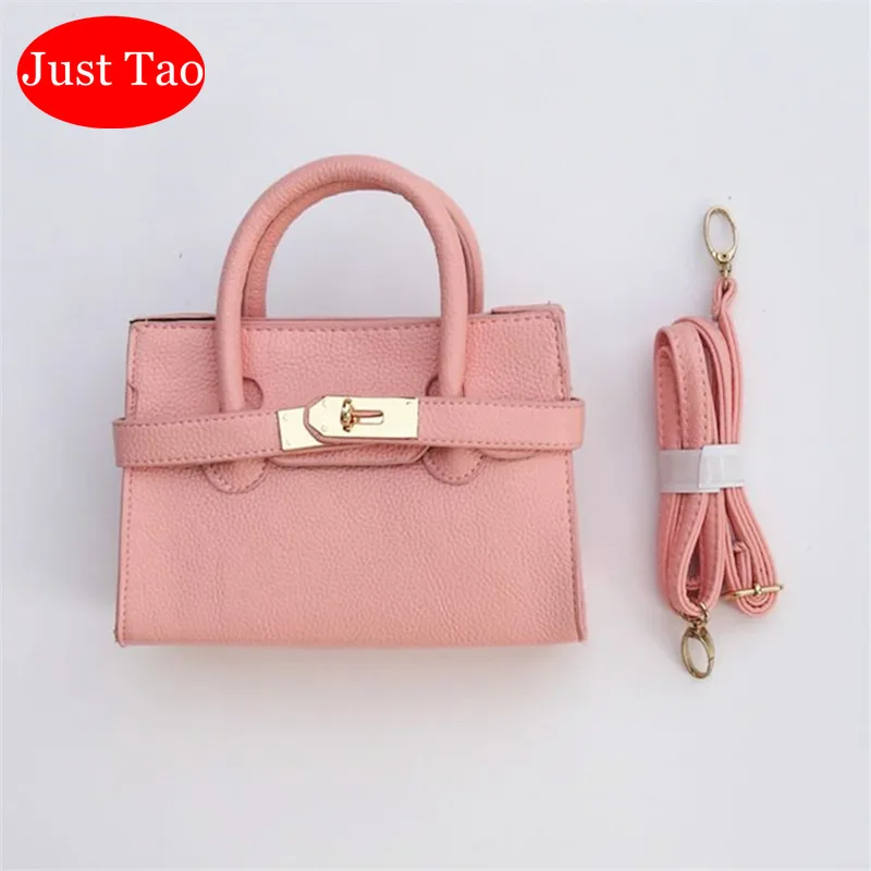 Pink Просто Тао! Модные сумочки для маленьких девочек, детские мини сумки bb, детские модные брендовые сумочки для девочек, Мини кошельки для монет JT002 - Цвет: Pink
