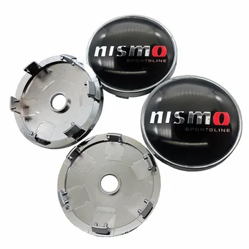 

4Pcs 60mm with 56.5mm Logo Nissan Car Wheel Center Hub Cap Badge Sticker Car Wheel Dust-proof Covers Decal Car Styling Accessori