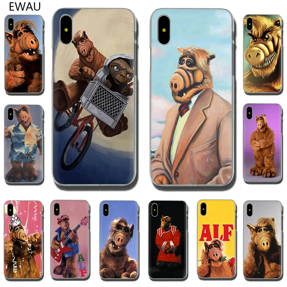 

EWAU Alf Hot Fashion Hard phone cover case for iPhone 11 Pro 6 6S Plus 7 8 Plus X XS XR XS Max