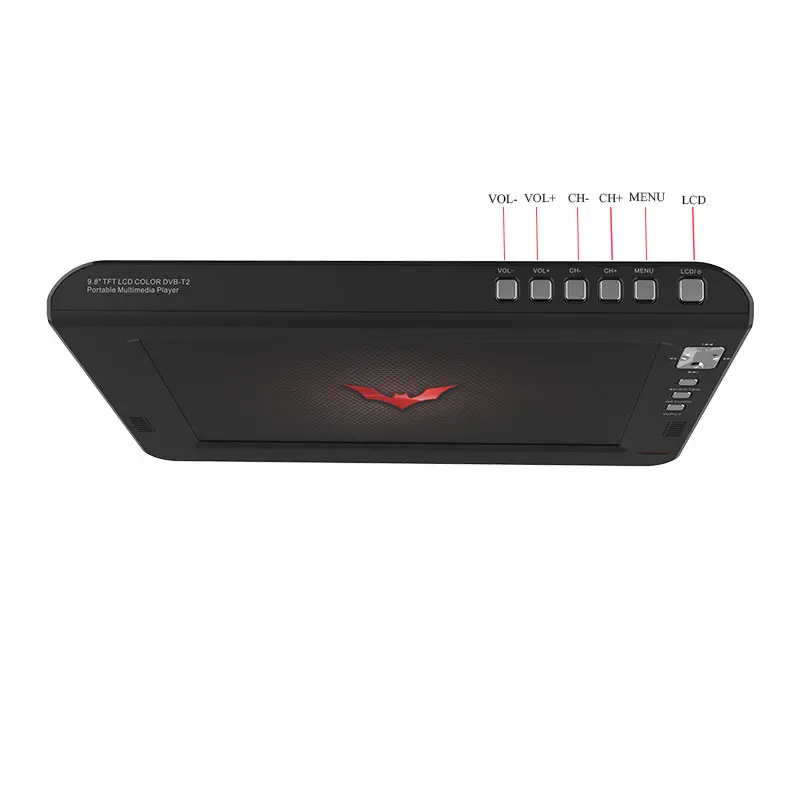 LEADSTAR 10 дюймов цифровой ТВ плеер мини светодиодный ТВ AC3 DVB-T T2 HDMI USB TF ТВ аналоговые ATSC Портативный ТВ программы автомобильное зарядное устройство в подарок