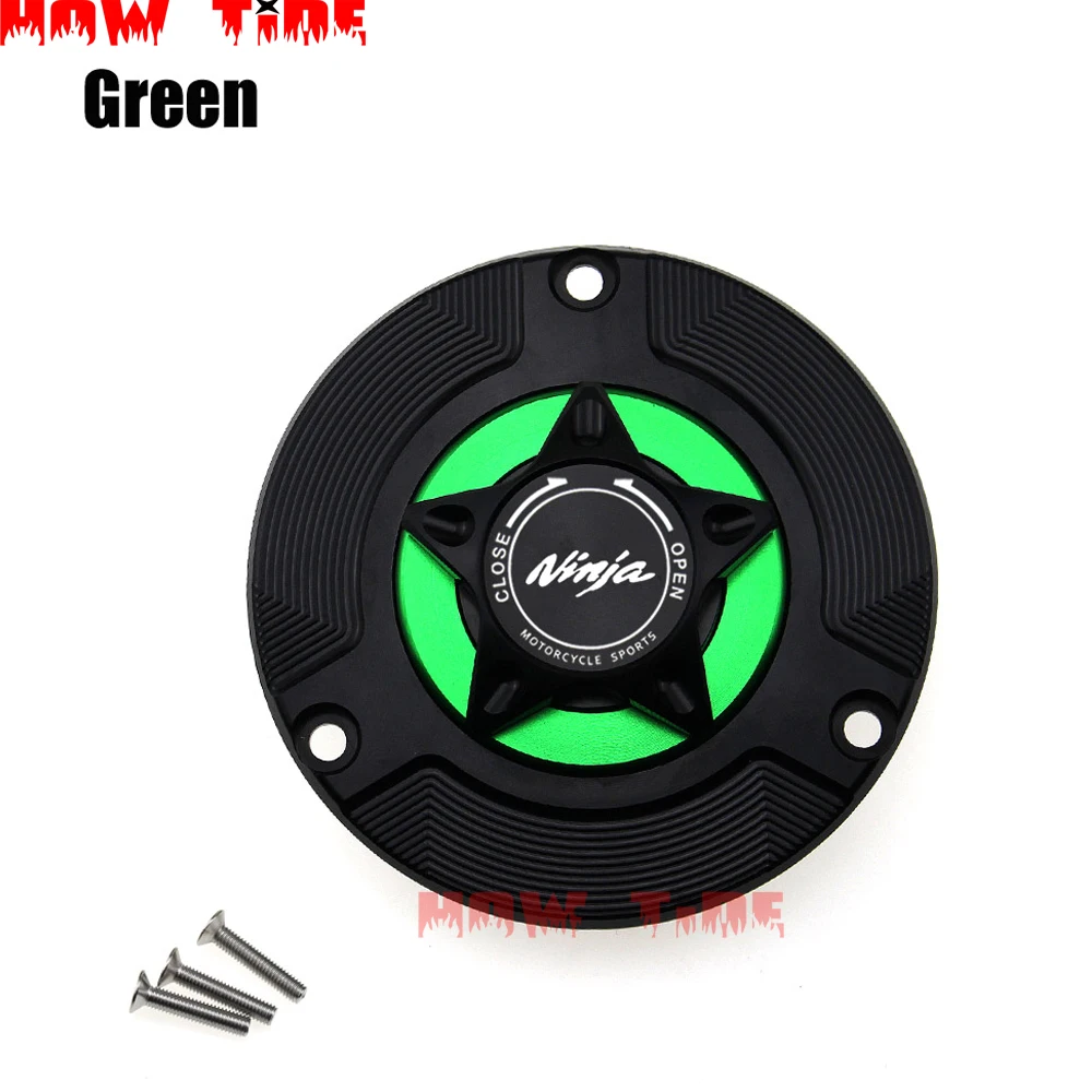 Крышка газового топливного бака для KAWASAKI EX250R NINJA 250R NINJA 300 2008- аксессуары для мотоциклов CNC алюминий черный