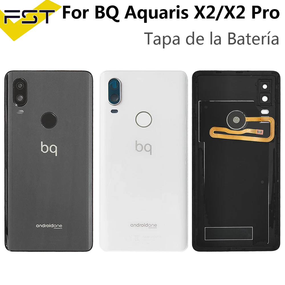Задняя Крышка аккумуляторной батареи чехол для BQ Aquaris X2 Pro задняя рамка запасные